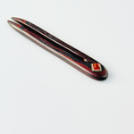 Cocobolo Rosewood Baltic Amber Sterling Silver Wood and Gemstone Hair pins