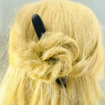 Ebony Wood Hairpin Black Hair Accessory