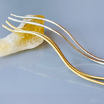 Waves Hair Sticks in Silver or Gold
