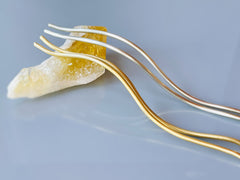 Waves Hair Sticks in Silver or Gold