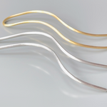 Waves Hair Pin in Silver or Gold