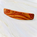 Large Hair Clip for Women Tulipwood Rosewood wooden barrette for long hair