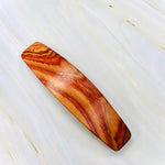 Large Hair Clip for Women Tulipwood Rosewood wooden barrette for long hair