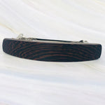 Hair Clip for thick hair XL Wenge wood barrette for women with long hair wood hair clip
