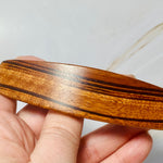 Long Hair Clip Large Tigerwood barrette for women with thick hair
