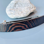 Hair Clip for thick hair XL Wenge wood barrette for women with long hair wood hair clip