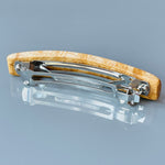 Medium Birdseye Maple light wood hair barrette, wood hair clip, wooden hair clip