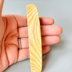 XL White Ash wood barrette, Light wood hair clip