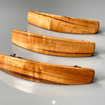 Long Hair Clip Large Tigerwood barrette for women with thick hair
