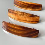 Hair Clip Medium Tigerwood Wooden Barrette for women