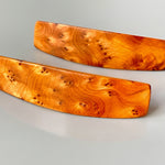 Thuya Burl wood barrette