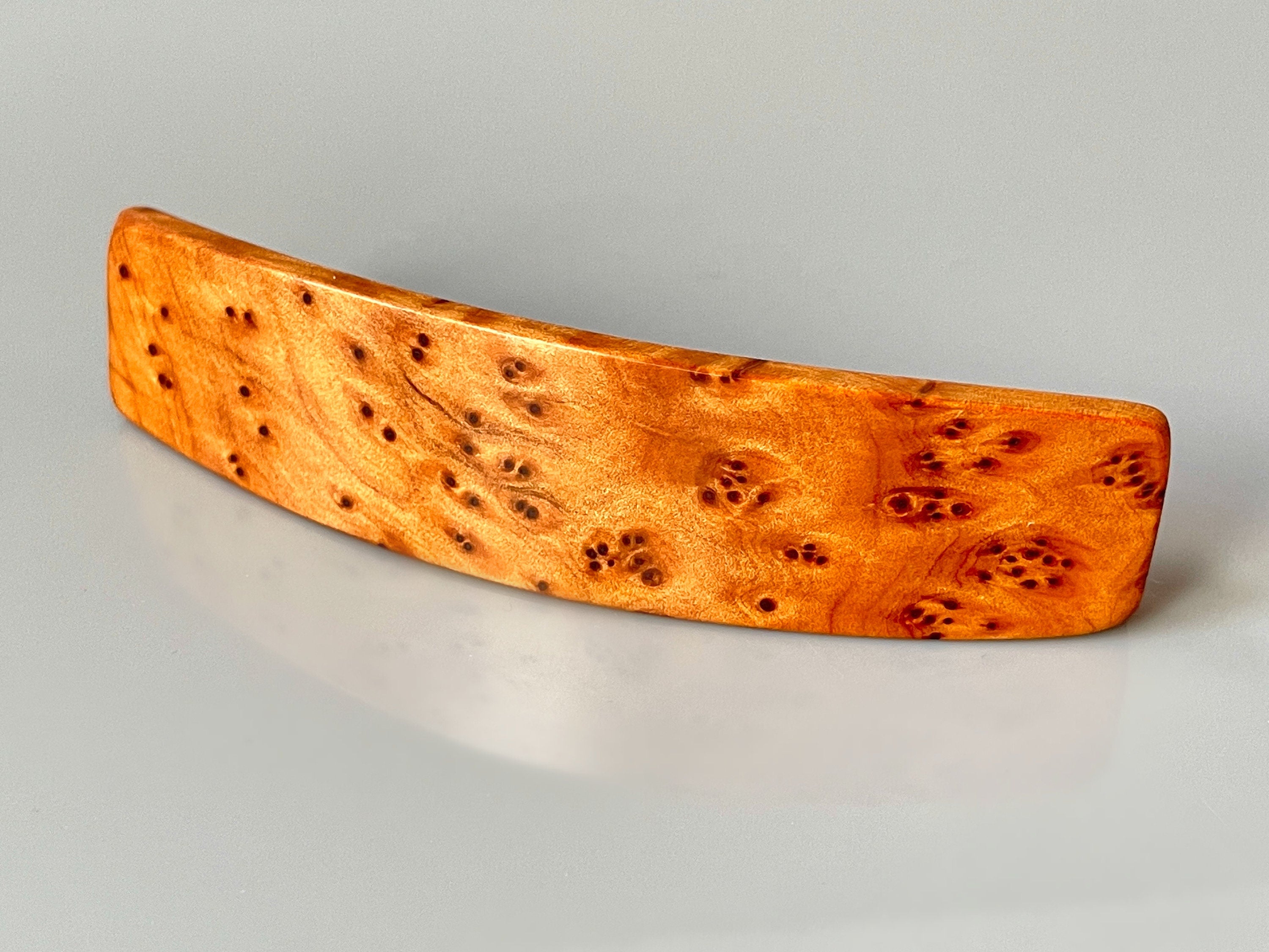 Thuya Burl wood barrette