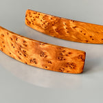 Thuya Burl wood barrette