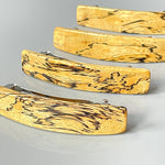 Large Hair clip for women Thick Hair Barrette wood Hair Clip Long Hair Clip Spalted Barrette wooden hair clip handmade wood hair accessory