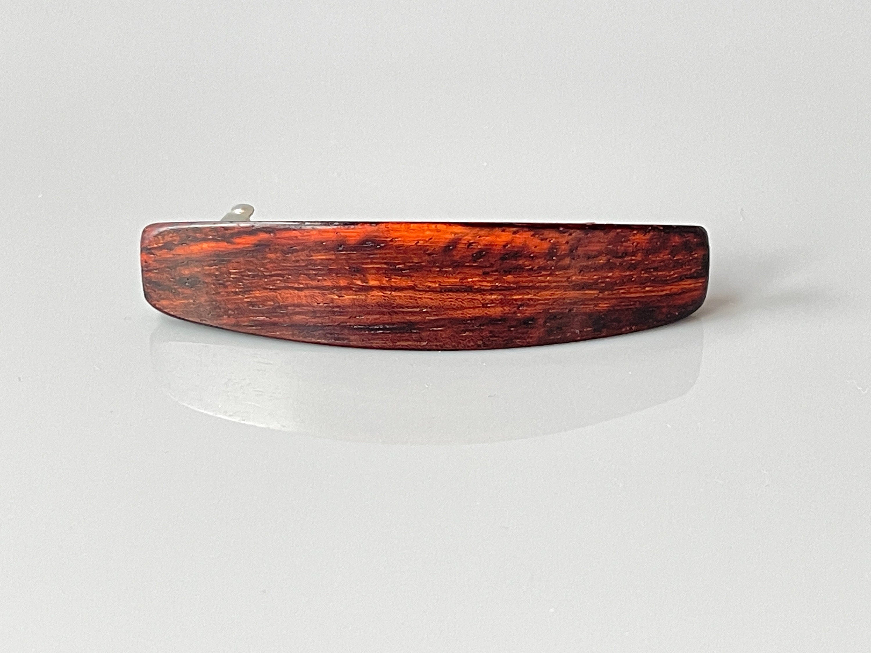 Medium Rosewood Hair Clip