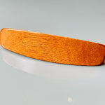 Medium Mahogany Wood Hair Barrette, red wood barrette, wooden barrette