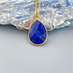Gold Lapis Necklace