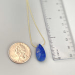 Lapis Necklace Gemstone Solitaire Necklace