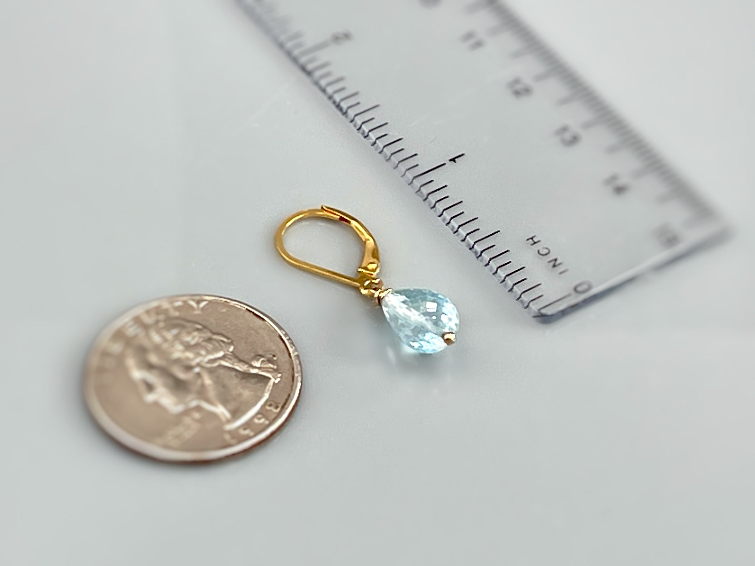 Sky Blue Topaz Earrings