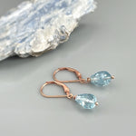 Sky Blue Topaz Earrings