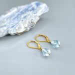Sky Blue Topaz Earrings