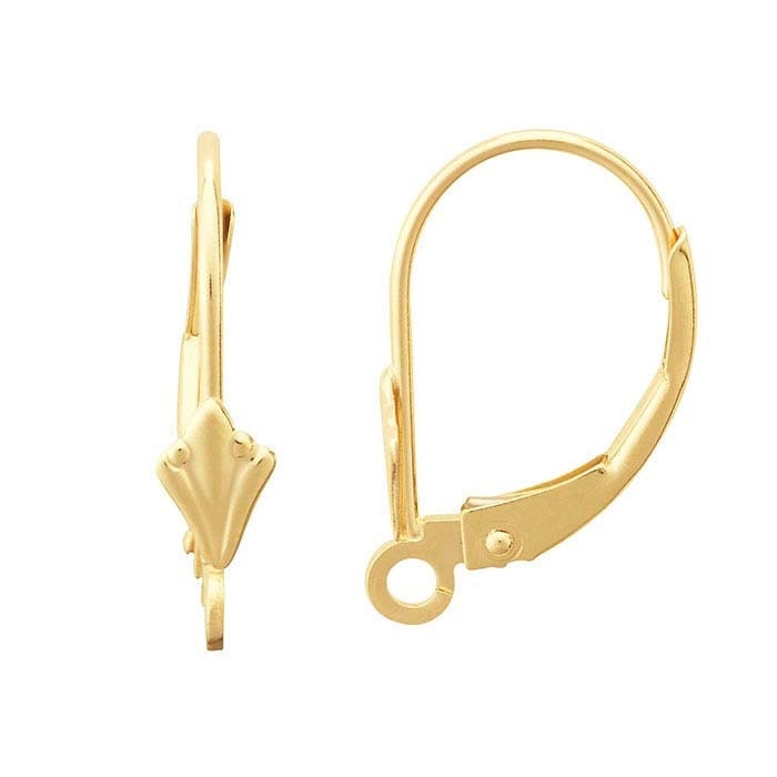 Lapis Earrings Gold, Silver