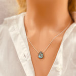 Abalone Shell Pendant Necklace Summer jewelry for beach wedding