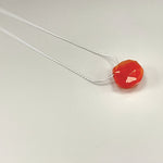 Carnelian Necklace Sterling Silver, 14k gold fill choker
