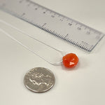 Carnelian Necklace Sterling Silver, 14k gold fill choker