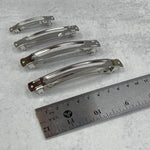 Hair Clip for Women Wood Barrette for long hair Walnut Burl Medium Minimalist Plain Hair Clip Claw Handmade elegant Wooden gift for Wife