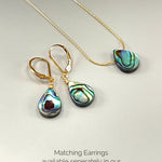 Abalone Shell Pendant Necklace Summer jewelry for beach wedding