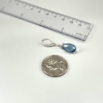 London Blue Topaz Quartz earrings