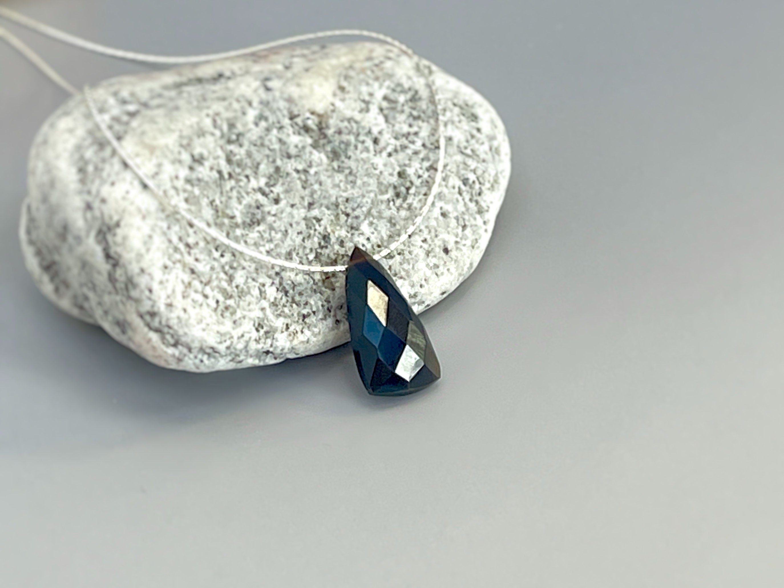 Onyx Necklace Gemstone Solitaire Pendant Necklace