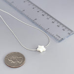 Dainty Star Necklace, Mother of Pearl shell choker necklace gold, sterling silver, handmade beachy summer jewelry for bridesmaids, mom