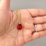 Pink Tourmaline Necklace Handmade Pink Quartz pendant 14k gold fill, Sterling Silver, Rose Gold Blue handmade gemstone Jewelry for women