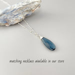 London Blue Topaz Quartz earrings