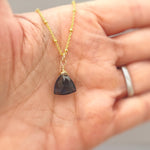 London Blue Topaz Quartz Necklace Gold, Silver, Rose Gold