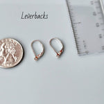 Smooth Moonstone Dangle Earrings