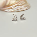 Tiny Swallow Bird Earrings dainty small studs in silver, gold, rose gold cartilage second hole sleeper animal jewelry for bird lover watcher