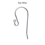 London Blue Topaz Quartz earrings