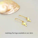 Hummingbird Necklace Gold