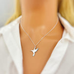 Hummingbird Necklace Gold