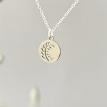 Dainty Fern Necklace Sterling Silver