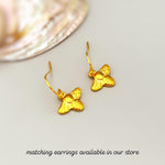 Dainty Honey Bee Necklace Gold, Sterling Silver