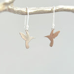 Gold Hummingbird Earrings dangle