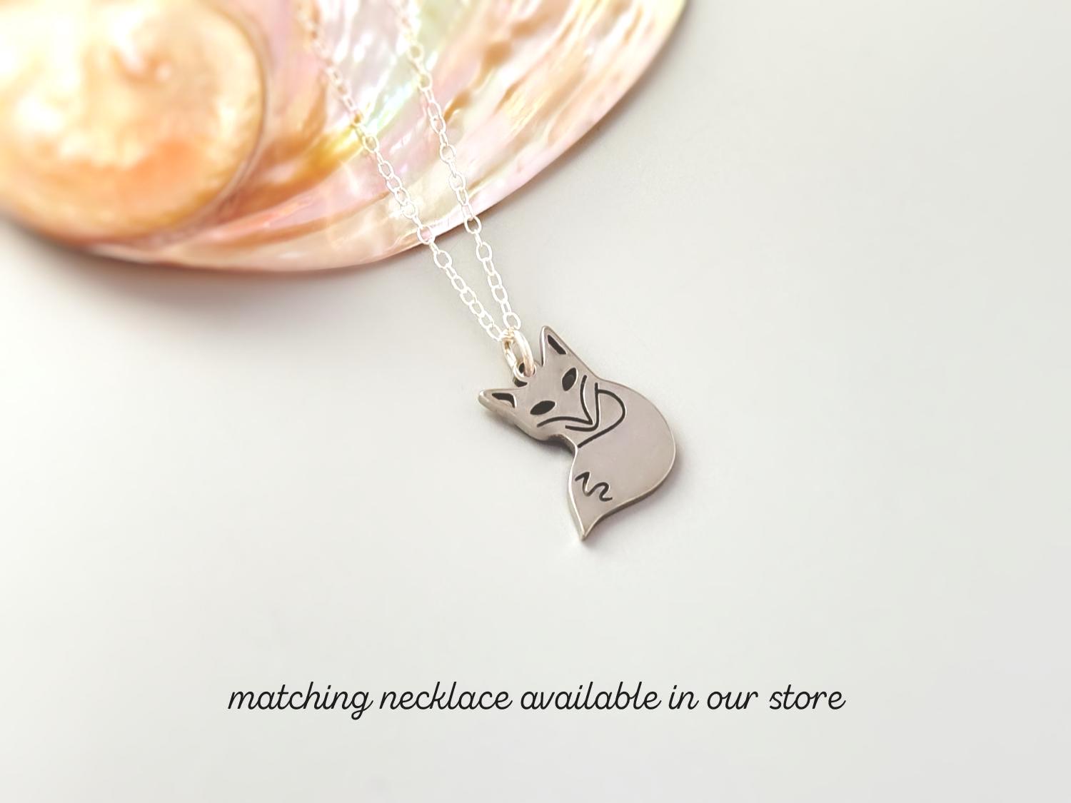 Silver Fox Earrings dangle