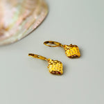 Silver Strawberry Earrings Dangle lightweight unique whimsical handmade food fruit jewelry, fun gift for foodie, chefs, sister bff daughter