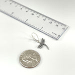 Dragonfly Earrings dangle Gold, Silver, Rose Gold