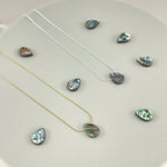 Abalone Shell Pendant Necklace Summer jewelry for beach wedding