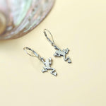 Silver Frog Earrings dangle
